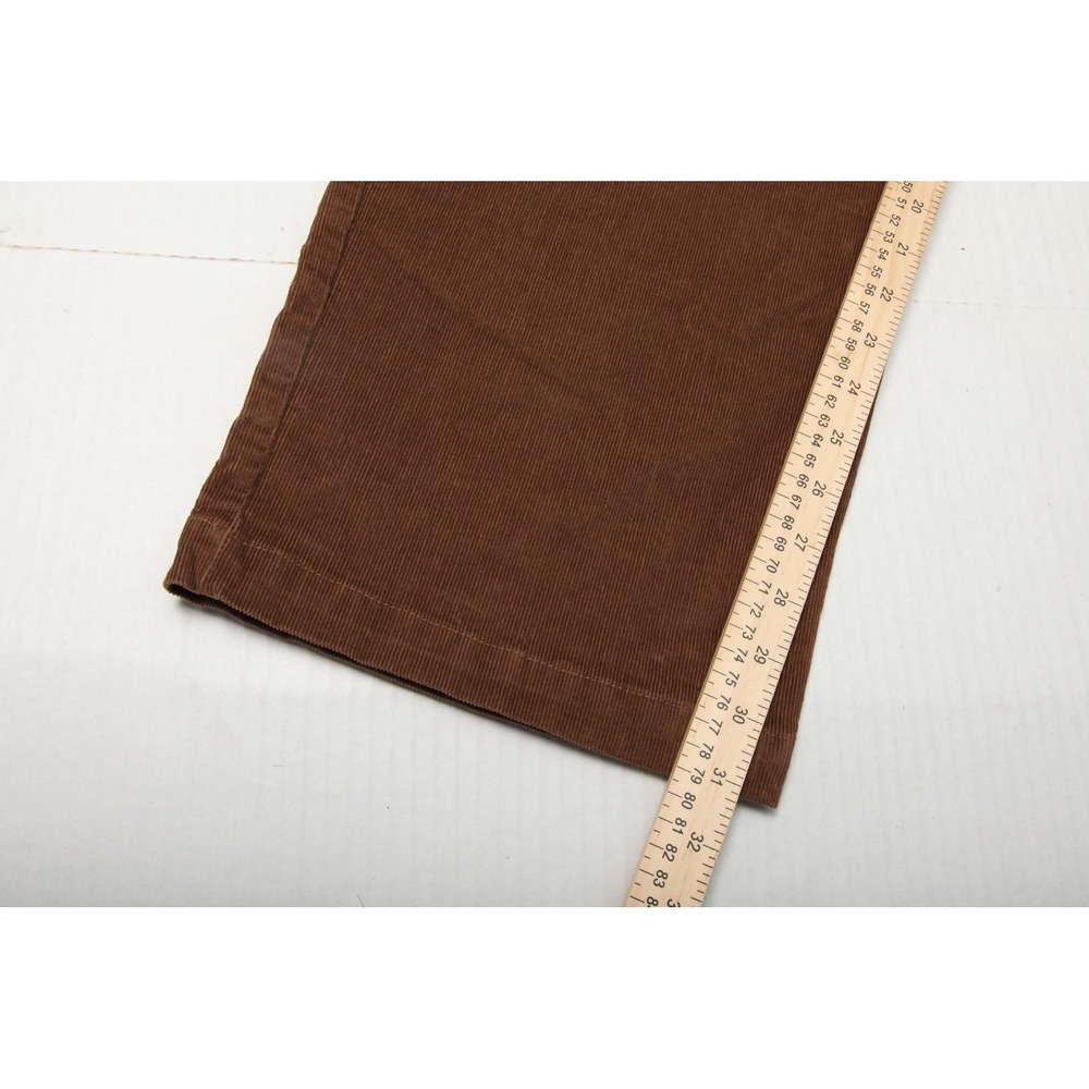Haggar Pants Mens 42x32 Acrual 40x31 Brown Classic Fit Corduroy Stretch - Picture 12 of 15